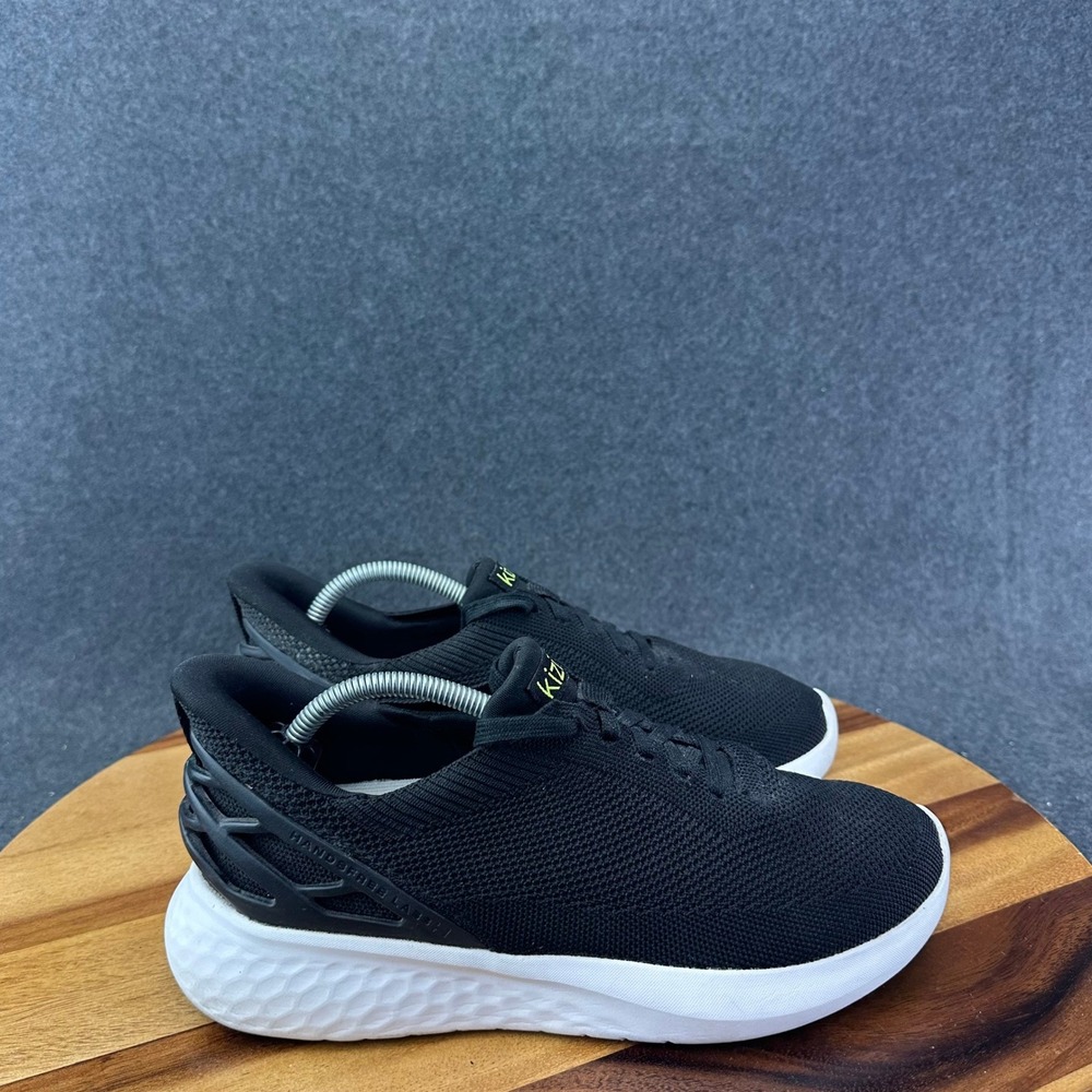 Kizik Athens $130 Unisex Knit Slip Handsfree Sneakers Shoes Sz Women 8 Men 6.5 M